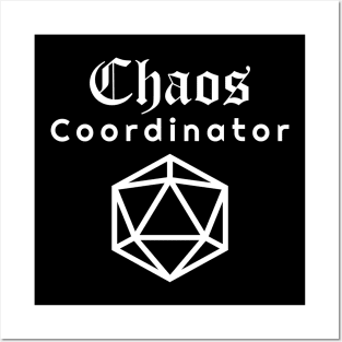 D20 DM Chaos Coordinator Posters and Art